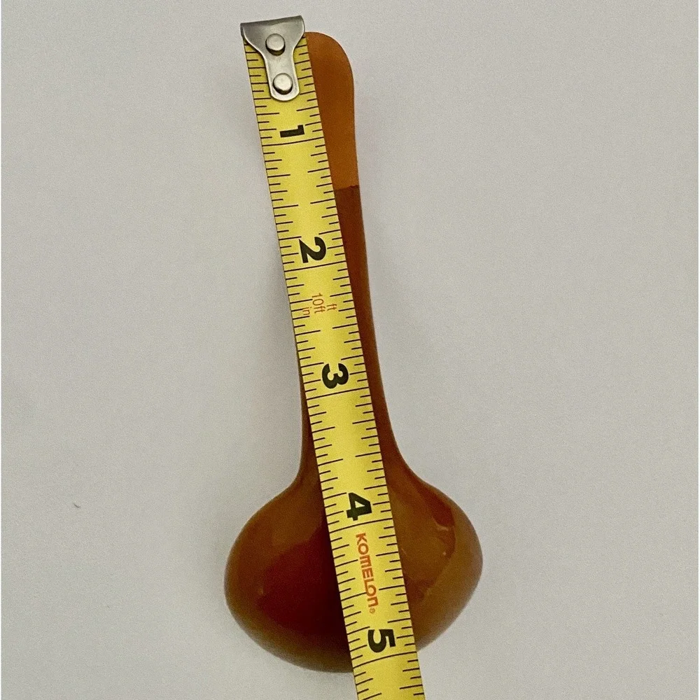 Bobby Flay Plancha Salsa Bowl Ladle Spoon Yellow Terracotta Made in Portugal‎